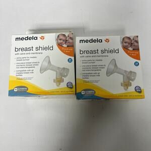 Medela breast shields with valve